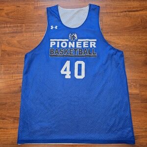 Under Armour Men's Pioneer Basketball Jersey Size L Reversible